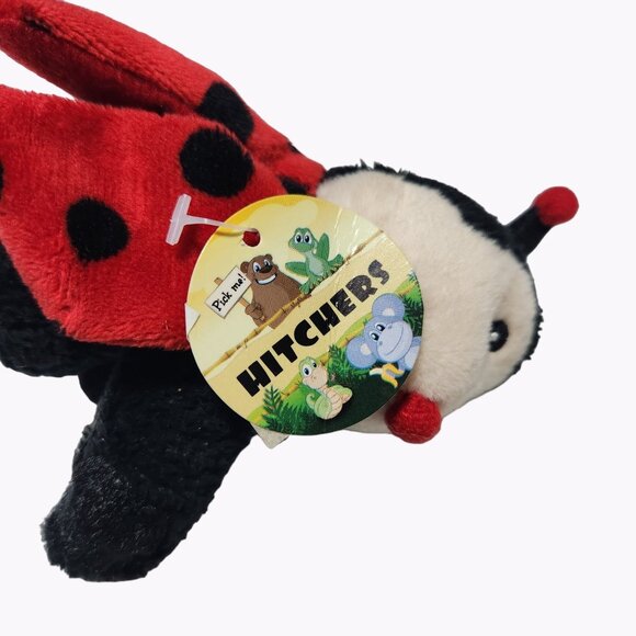 Ladybug Plush 4 inch Hugger Wraparound Stuffed Animal Love Bug Toy - Picture 4 of 6